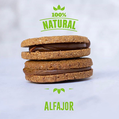 12 alfajores saludables de dd leche x 65grs